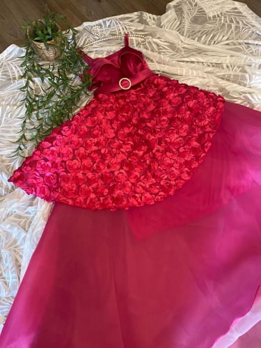 فستان ورود طويل طبقات SD-815