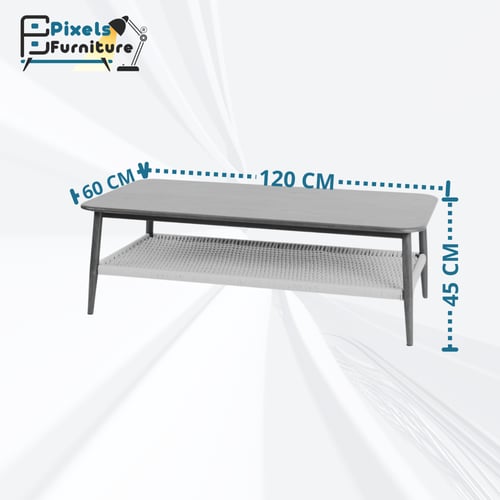 طاولة رئيسية طبقتين من بكسل الأثاث للقهوة بسطح من...