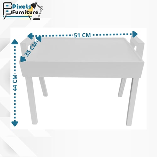 طقم طاولات تقديم القهوة والشاي بتصميم مستطيل 3 قطع...