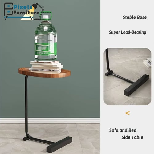 مجموعة 3 طاولة جانبية من بكسل الأثاث على شكل C للأ...