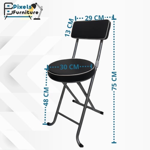 كرسي صلاة ظهر جلد متين قابل للطي من بكسل الأثاث