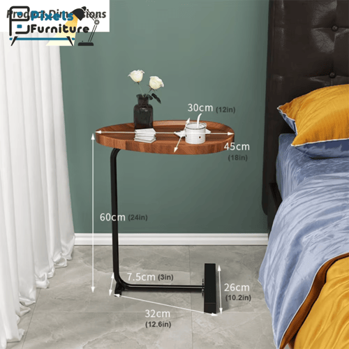 مجموعة 3 طاولة جانبية من بكسل الأثاث على شكل C للأ...