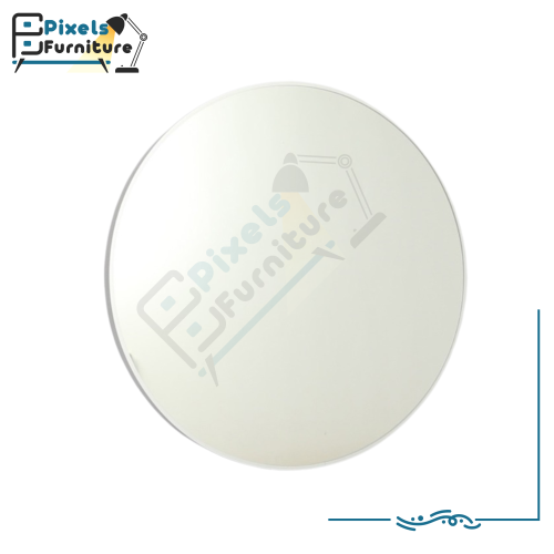 مرآة حائط دائرية باطار معدني من الألومنيوم من بكسل...