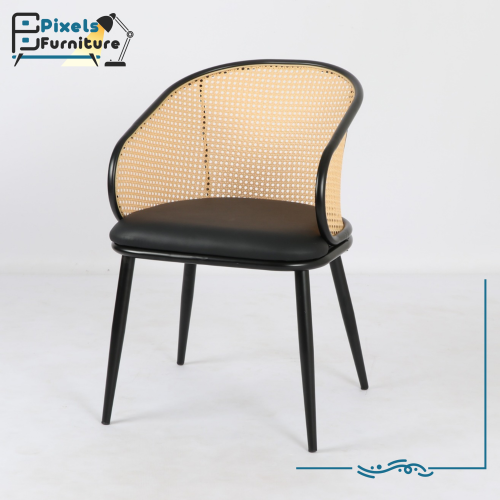 كرسي مفرد بتصميم من الراتان من بكسل الأثاث