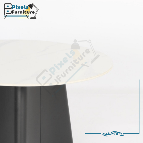 طاولة دائرية رئيسية بسطح رخامي من بكسل الأثاث