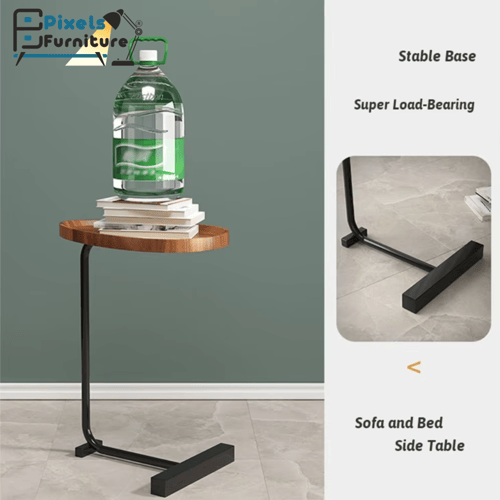 مجموعة 3 طاولة جانبية من بكسل الأثاث على شكل C للأ...