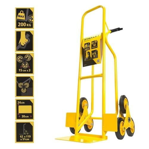 عربية ترولي ستانلي أمريكي أصفر 6 كفرات