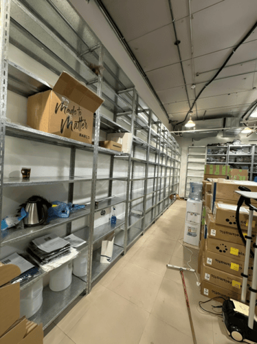 رفوف مسامير أبيض (ناصع) 40×90×200