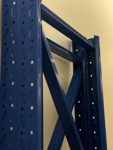 رفوف متوسطة الأحمال أزرق وبرتقالي حمولة 300 كجم 1...