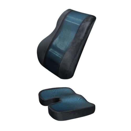 مجموعة الراحة الطبية وسادة مقعد + وسادة ظهر طبي مي...
