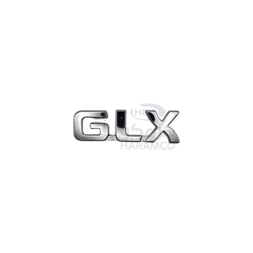 ملصق كتابة خلف السيارة جي ال اكس GLX