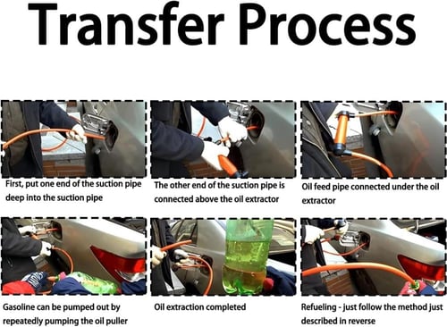 مضخة شفط السوائل والبنزين من السيارة متعددة الاستخ...