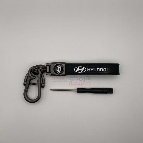 ميدالية هونداي جلد أسود