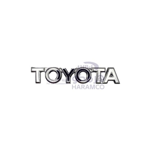 ملصق كتابة خلف السيارة تويوتا وسط