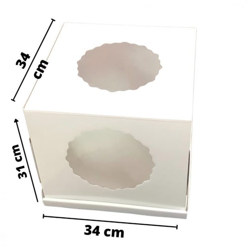 علب تغليف كيك / كرتون كيك متوسط / ادوات كيك ( قطعه...