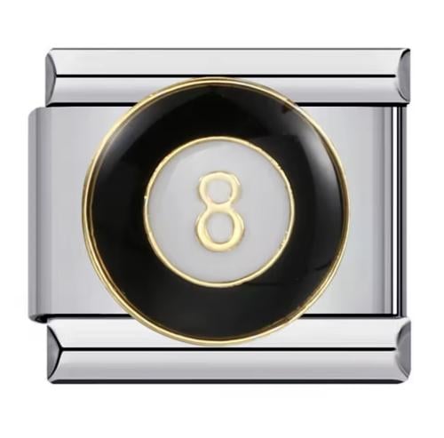 8 ball charm