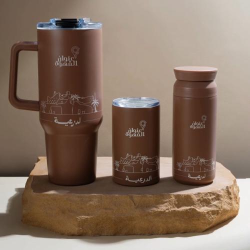 مق عنوان القهوة ل يوم التأسيس لون بني الدرعية