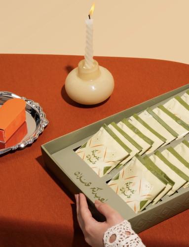 توزيعات العيد من عنوان القهوة 20 ظرف قهوة