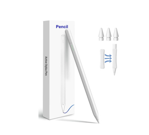 قلم Stylus لـ iPad (2018-2025) -13, ابيض