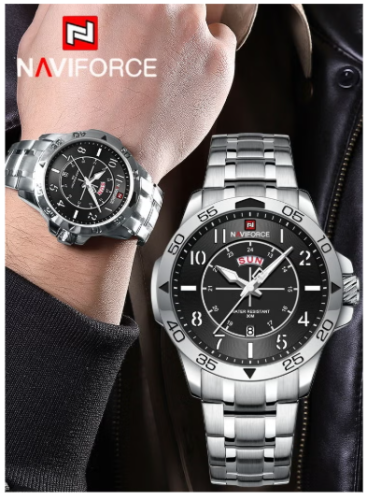 ساعة نافيفورس NAVIFORCE الرجالية
