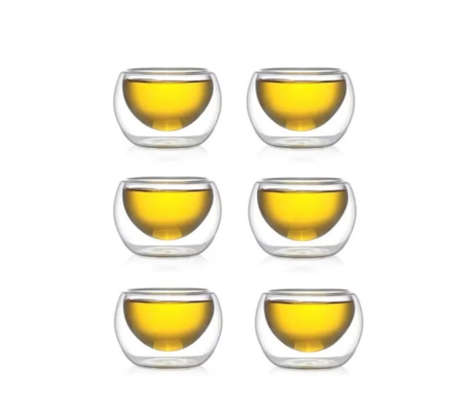 طقم أكواب شاي - 6 قطع