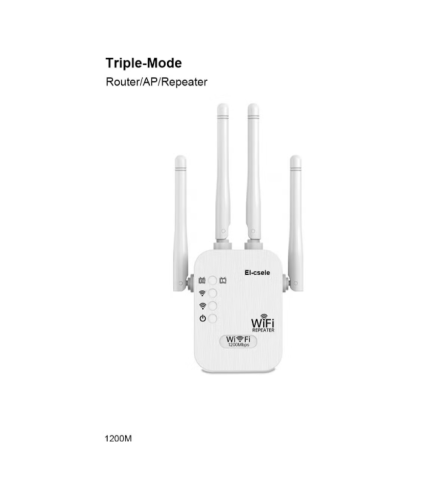 مُقوّي إشارة WiFi مزدوج النطاق – 2.4G & 5G من إل س...
