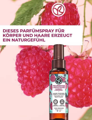 معطر الجسم والشعر – بخلاصة التوت الأحمر