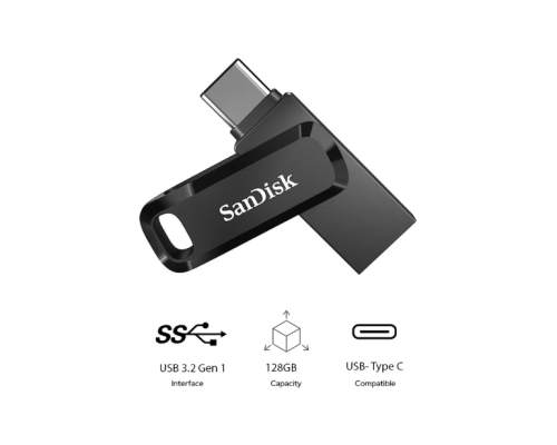 سانديسك Ultra Dual Drive Go USB Type-C – سعة 128GB...