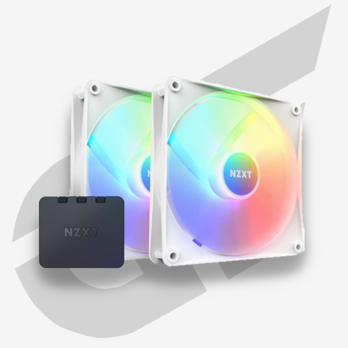 NZXT F140 Core Twin Pack White