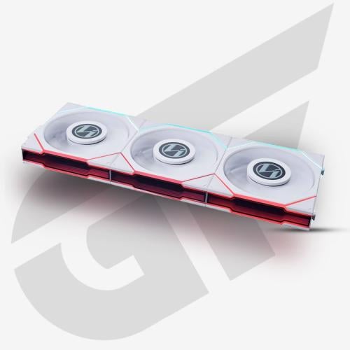 Lian Li Tl Lcd 120 Triple Fan White