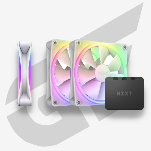 NZXT F120 RGB DUO Triple Pack White