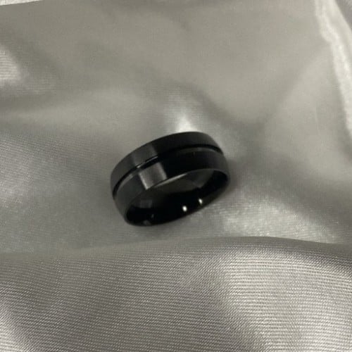 خاتم أسود رجالي