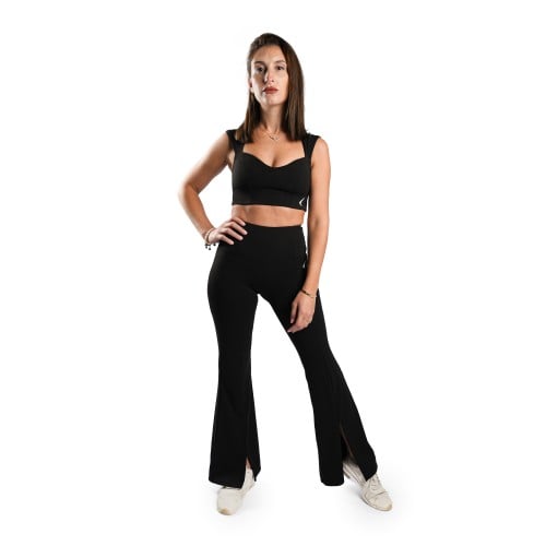 بنطلون لجينز رياضي للنساء اسود