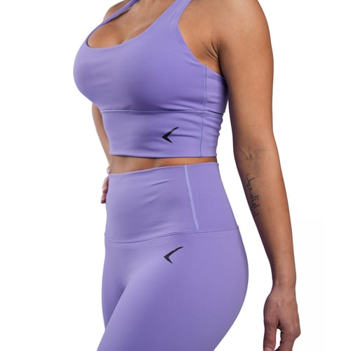 بنطلون لجينز رياضي للنساء بنفسجي