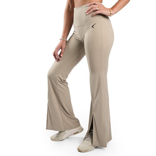 بنطلون لجينز رياضي للنساء بيج داكن