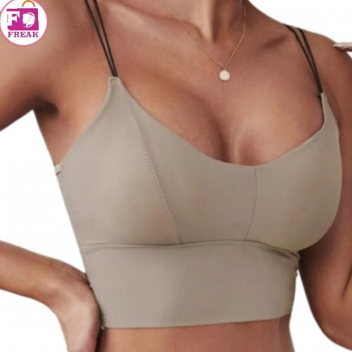 حمالة صدر مبطن غير مرئي كاكي