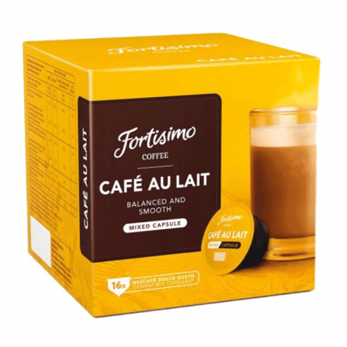 كبسولات كافيه لاتيه من فورتيسمو 16 كبسولة دولتشي غ...