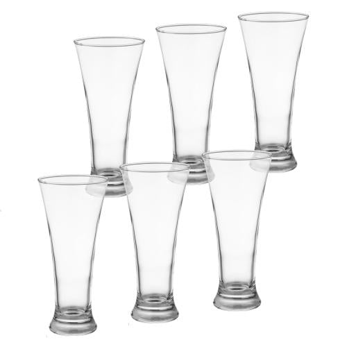 طقم كاسات ماء زجاج شفاف 320 مل 6 قطعة باشاباشي