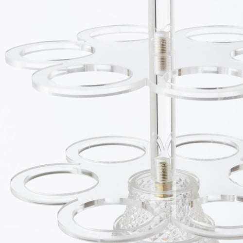 شيالة فناجين قهوة اكريلك شفاف دورين