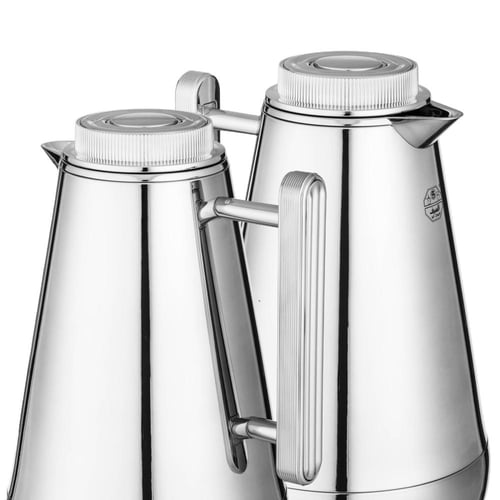 طقم ترامس شاي وقهوة ليليا السيف 2 قطعة نيكل سادة (...