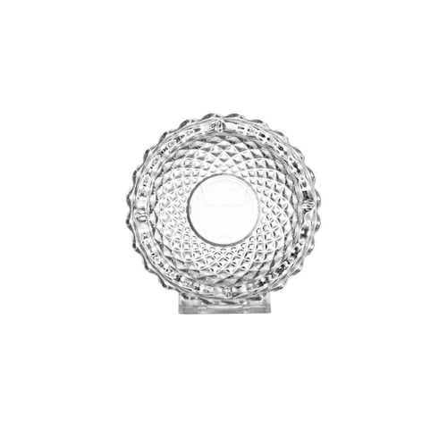 طفاية زجاج محجرة مدور مقاس 12 سم