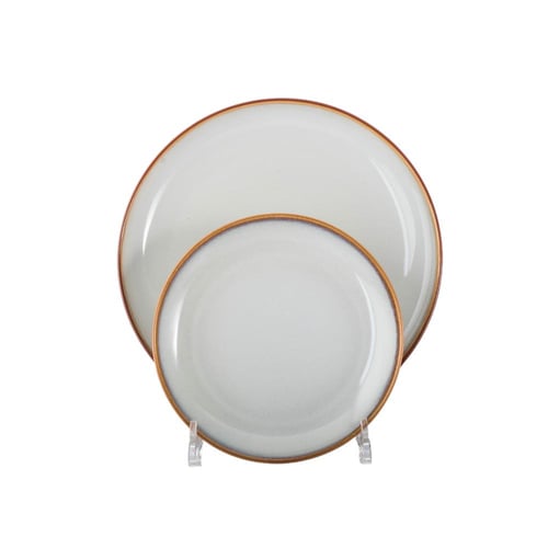 طقم عشاء بورسلان فاخر 20 قطعة رمادي 4 اشخاص