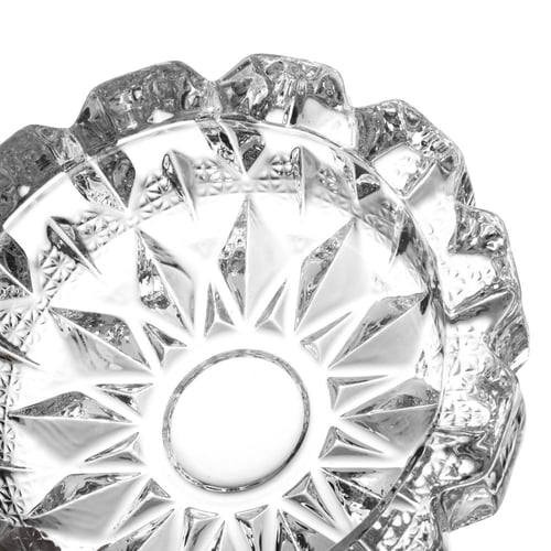 طفاية زجاج محجر مدور مقاس 13 سم