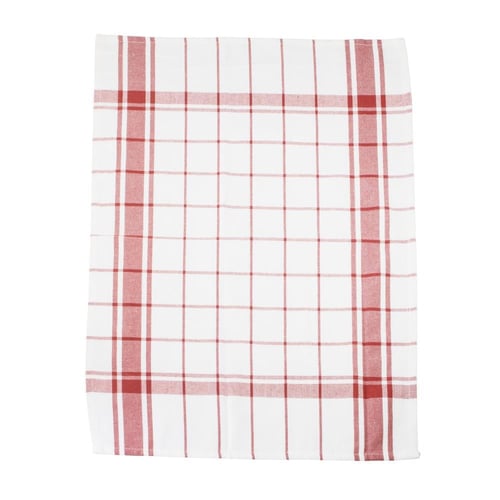 طقم مناشف تنظيف قطني كاروهات 2 قطعة 74*50 سم الوان...