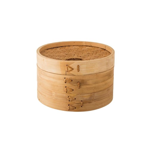 سلة بخار للمنتو خشب 2 دور