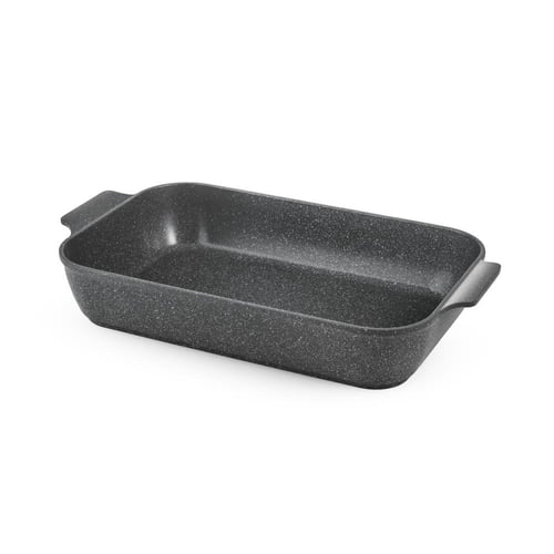 لاهويا صينية فرن جرانيت مستطيل رصاصي مقاس 31 سم 3....