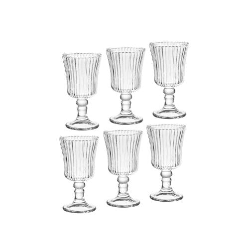 كاسات عصير ترحيبي ميني زجاج 95 مل 6 قطعة