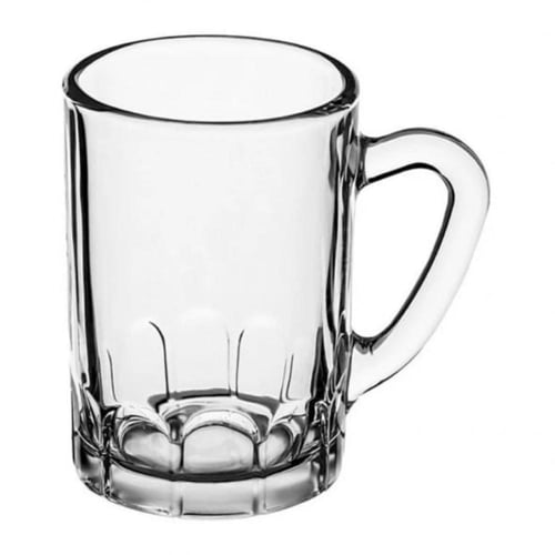 بيالات شاي زجاج شفاف 80 مل 6 قطعة