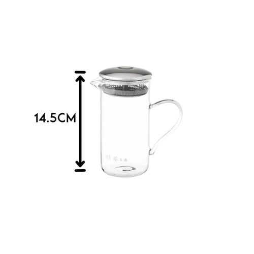 براد شاي زجاج صغير مقاوم للحرارة 150 مل