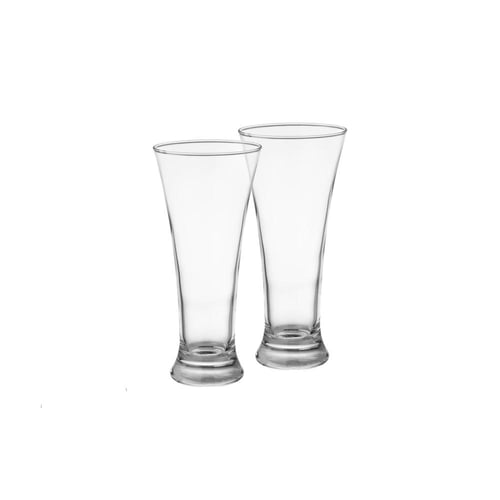 طقم كاسات ماء زجاج شفاف 320 مل 6 قطعة باشاباشي